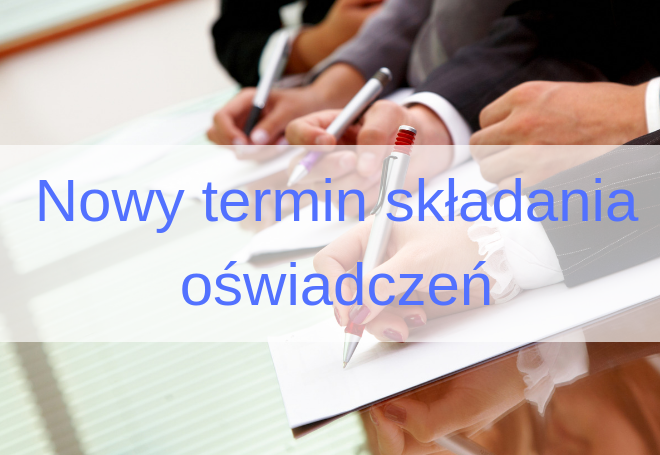 Nowy termin składania oświadczeń ceny pradu 2019