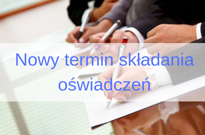 Nowy termin składania oświadczeń ceny pradu 2019