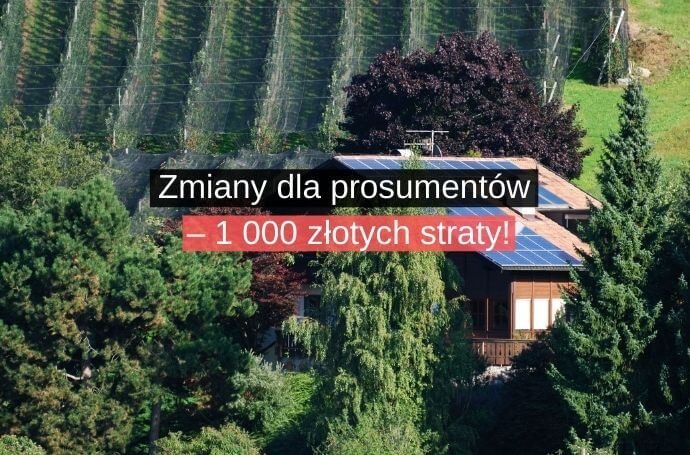 Zmiany w zasadach rozliczania prosumentów – 1 000 złotych straty!